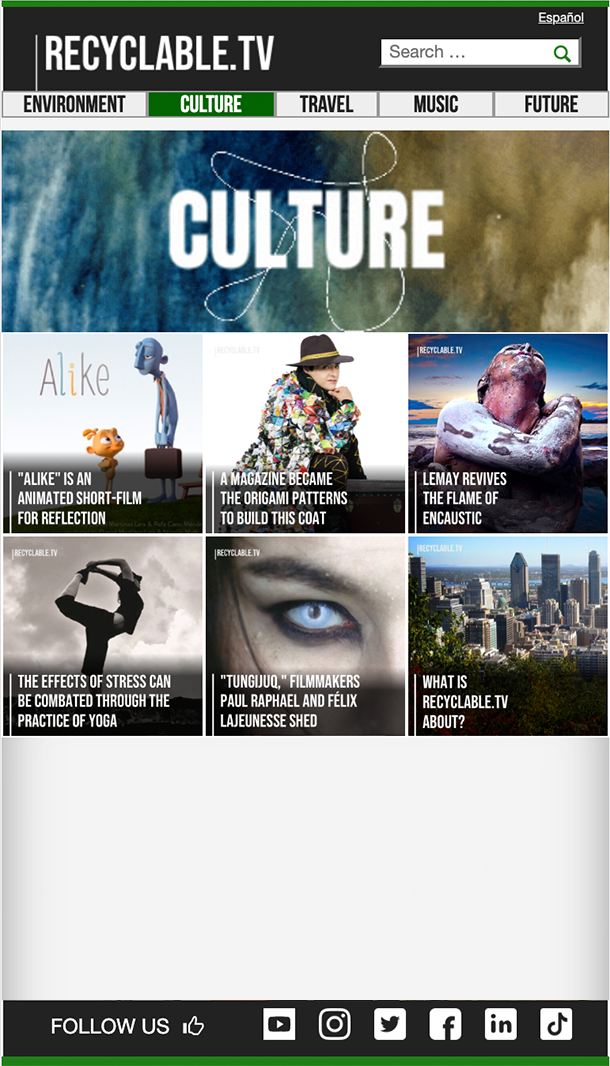 recyclable.tv web app image