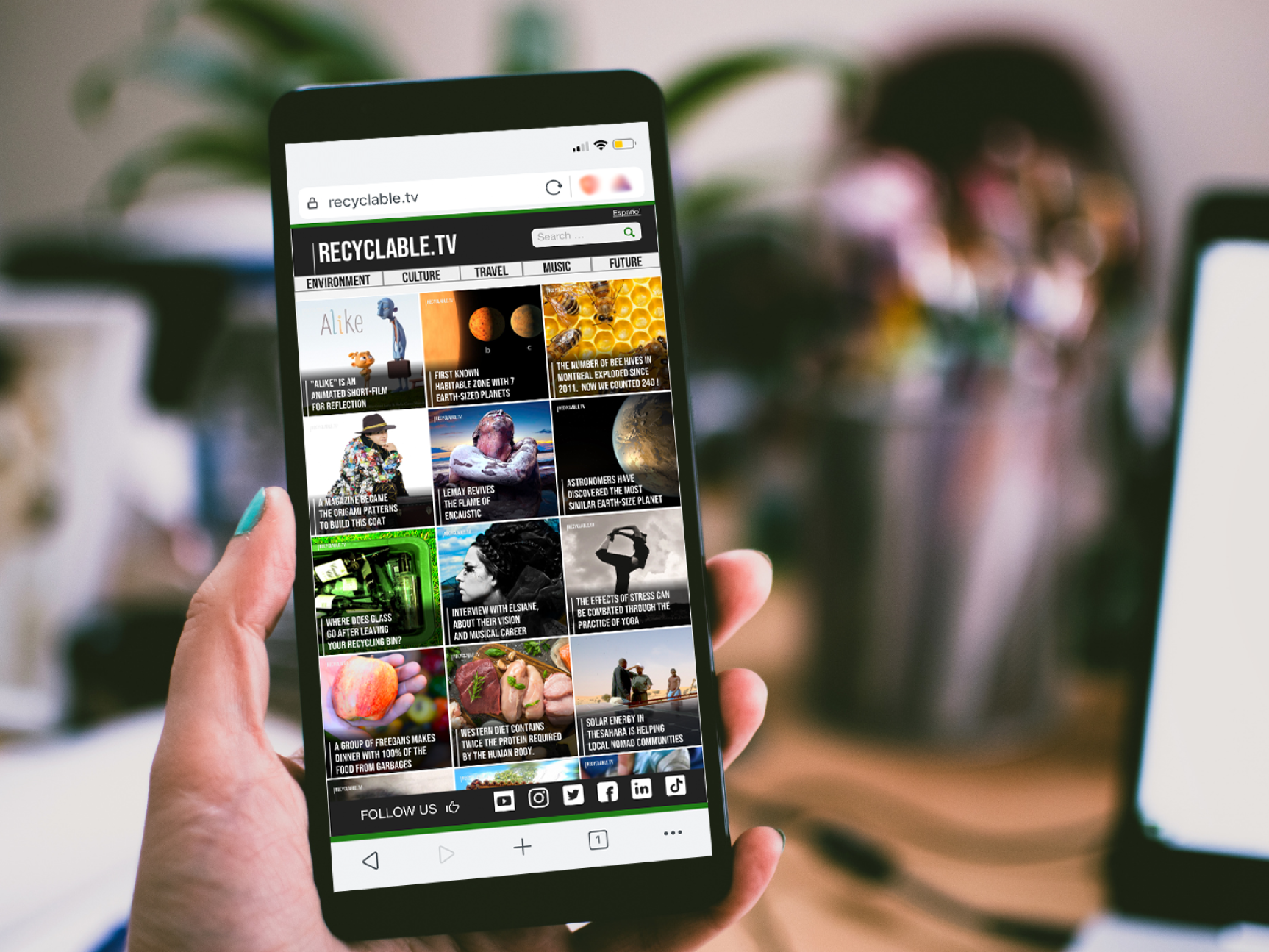 recyclable.tv web app image